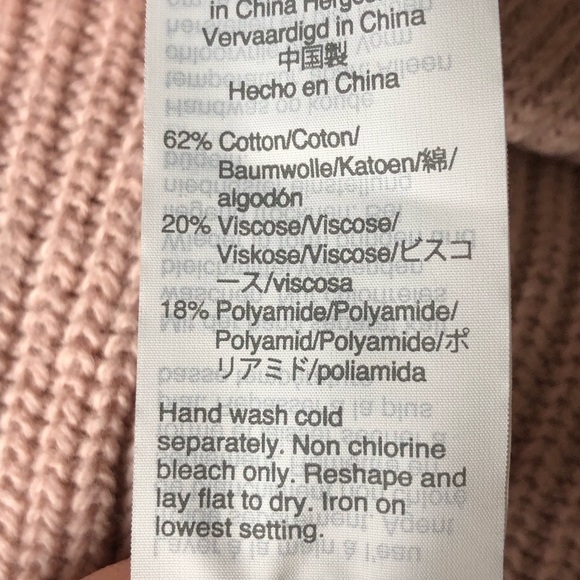 Madewell Patch Pocket Knit Pullover Sweater Blush Pink Size - Picture 6 of 11